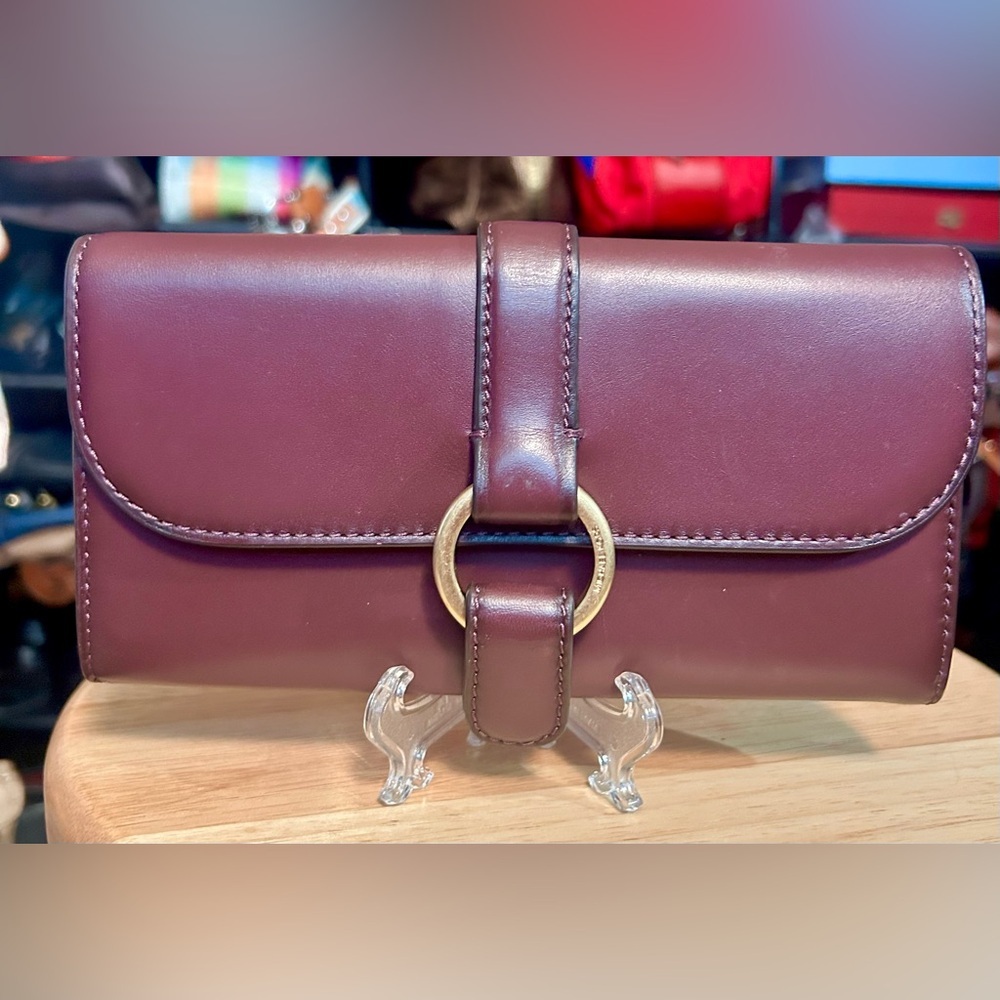 SET Michael Kors Plum Quincy Hobo Tote w/ Matching Long Wallet & Dust Bag w tags - Picture 9 of 15